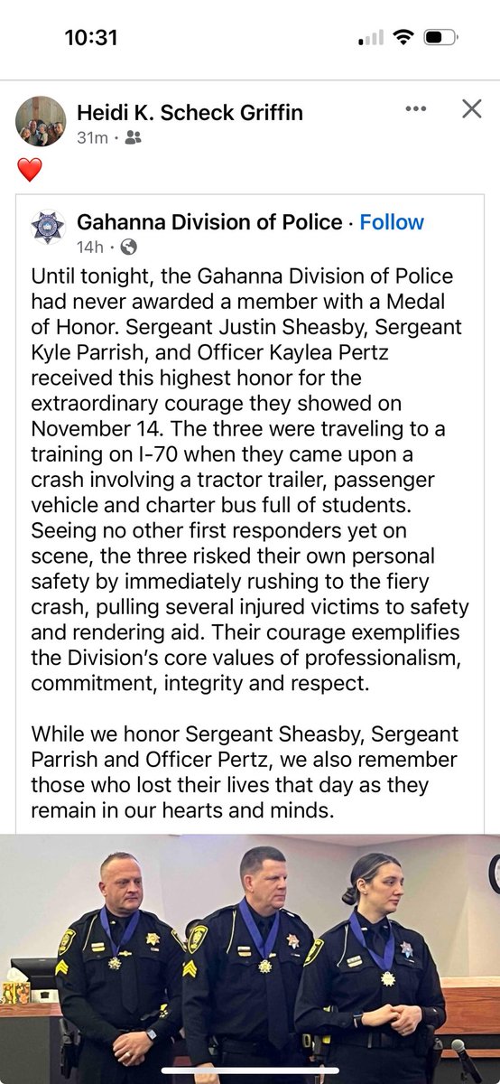 One of Clyde’s greatest female athletes of all time. Kaylea is still leading by example and not backing down from adversity. She’s a true hero! Way to go Griff!