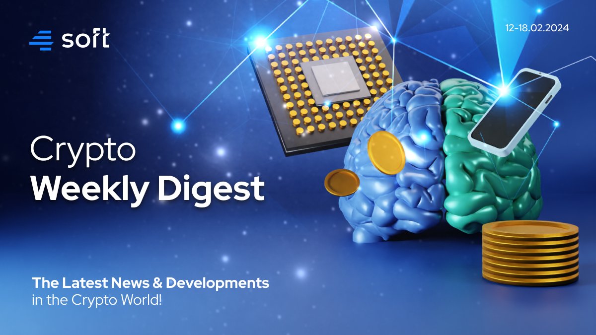 4soft_'s tweet photo. 1/17
Dive into this week’s #CryptoWeeklyDigest! 🚀📬 We're breaking down the latest in #blockchain and #cryptocurrency from Citi's new venture to Ethiopia's tech surge. Thread below! 👇 #CryptoNews #TechTrends https://t.co/1UXDg83iw8