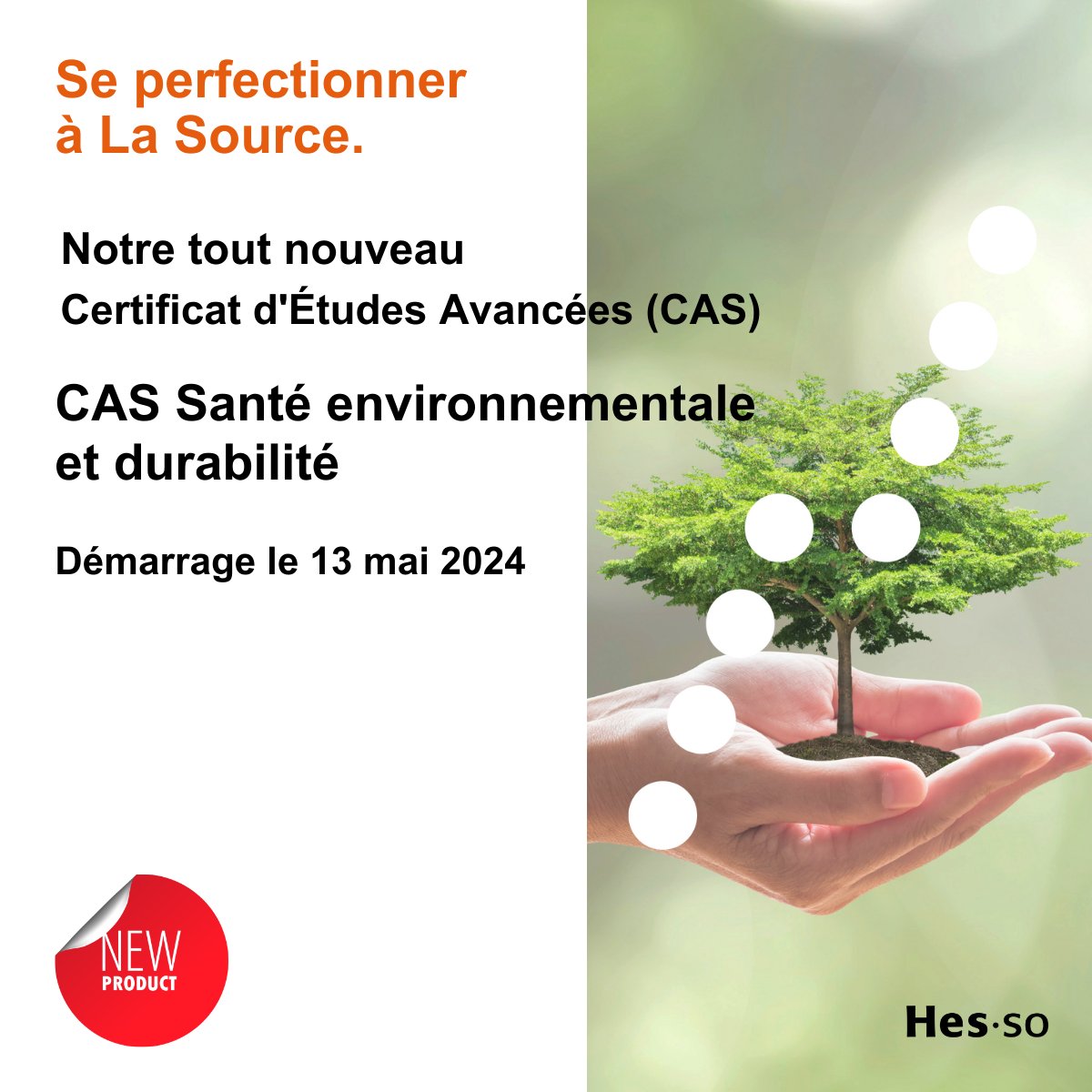 POSTGRADE - CAS Santé environnementale et durabilité - Vous souhaitez en savoir plus? Participez à notre séance d'information en ligne, le mardi 12 mars 2024 à 18h. Inscrivez-vous dès maintenant en envoyant un e-mail à infopostgrade@ecolelasource.ch #formationcontinue #CAS