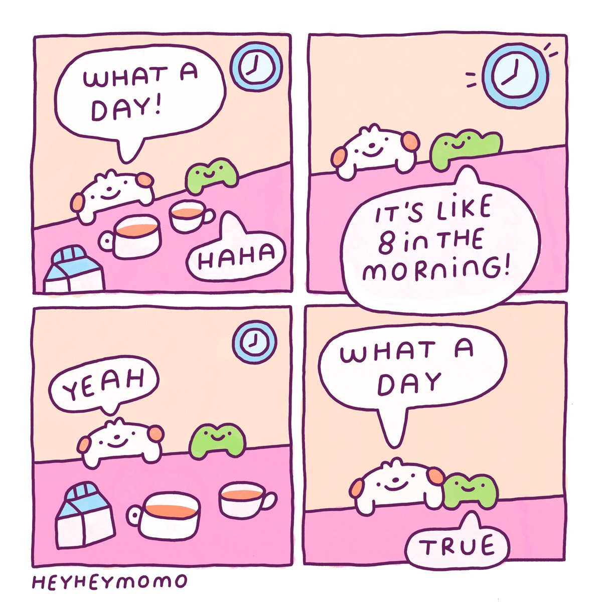 When you’re a morning person (or dog or frog idk)