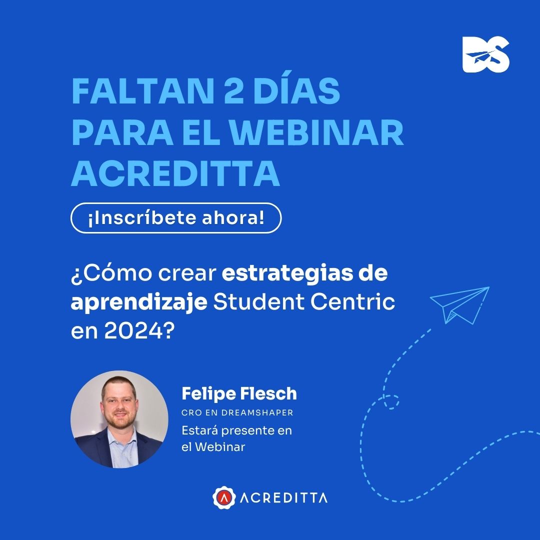 🇨🇴  La cuenta regresiva ha comenzado: solo 2 días para el Webinar Acreditta. 🗓️📍
 
 ¡Asegura tu lugar ahora: hubs.la/Q02lt_hz0

#Aprendizaje #Educación #WebinarAcreditta #DreamShaper #CentradoEnElEstudiante #Conocimiento