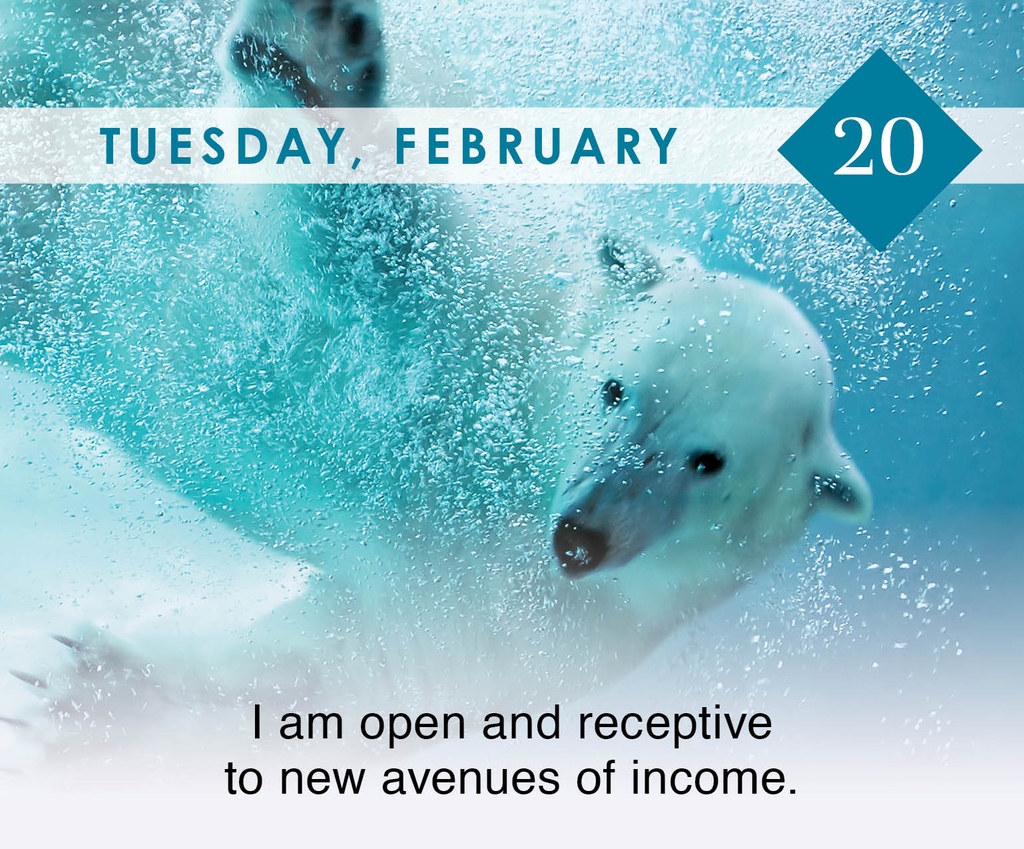 hayhouse's tweet photo. Daily Affirmation: I am open and receptive to new avenues of income. https://t.co/ROzImF0Ht4