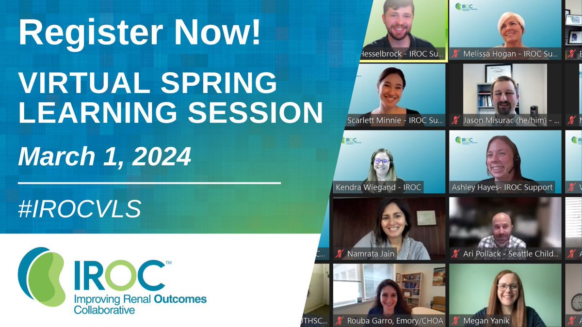 IROCNow's tweet photo. Join IROC virtually for our Spring Learning Session on March 1 π€©
Members can find the registration link in their email or on the IROC Community Platform π€³ #IROCVLS #ImprovingTogether https://t.co/xmS3W7GPYI