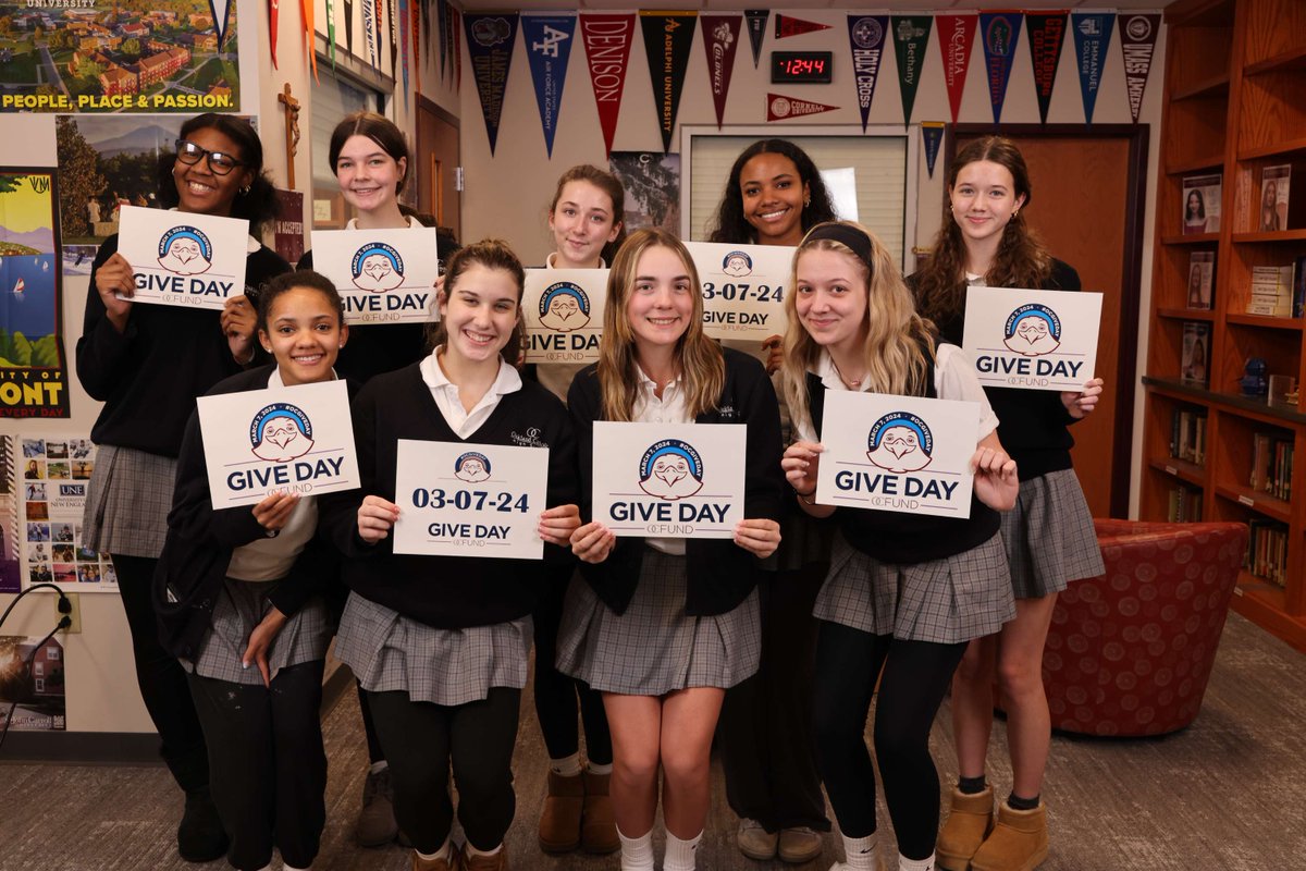 #OCGiveDay is almost here! Join us for our annual day of giving on Thursday, March 7 in support of Oakland Catholic High School, all-girls education, and the young women of our region! 💚 Visit ocgiveday.org for more information!