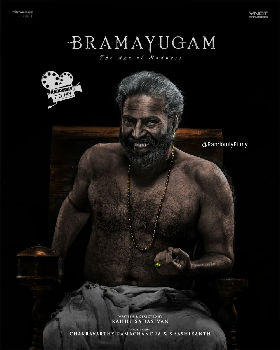 randomlyfilmy's tweet photo. Colour grading the #bramayugam  experience - version 2

@mammukka
@rahul_madking 
@allnightshifts https://t.co/gPP8zvV71S