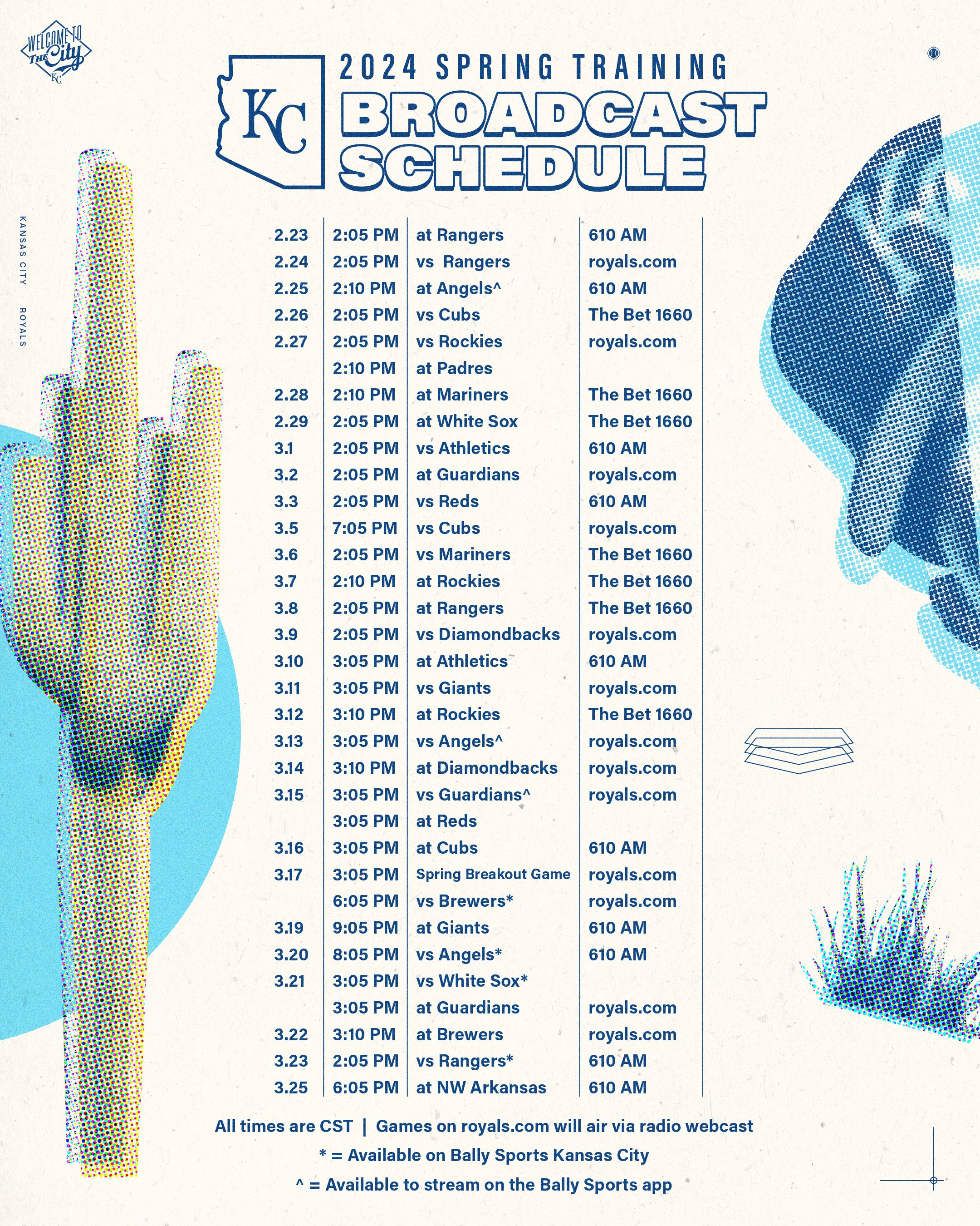 Kansas City Royals Tv Schedule 2025