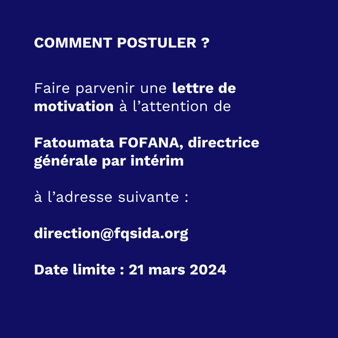 fqsida's tweet image. 📢 La Fondation Québécoise du Sida est à la recherche d’un.e administrateur.rice pour rejoindre le conseil d’administration !

Poste à pourvoir à partir d’avril 2024.

Pour en savoir plus : fqsida.org/nouvelles/admi…