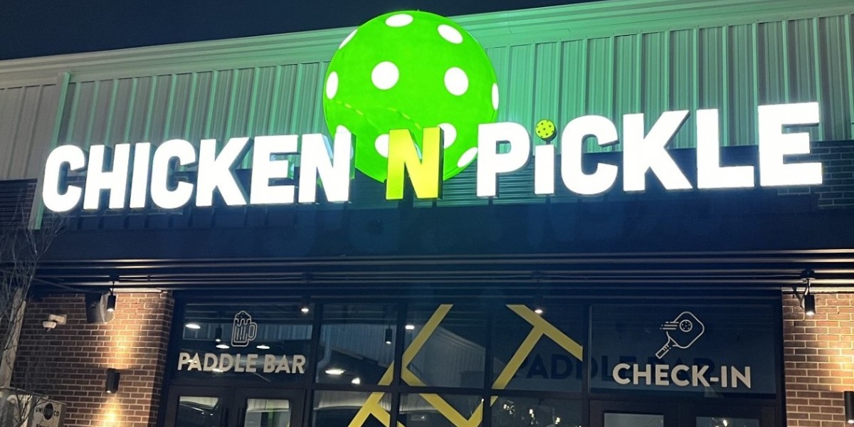 jonessign's tweet image. BE AMAZING at the newest location in Webster, TX Chicken N Pickle – Webster. Jones was the single-source provider for all exterior and interior signage for this family entertainment complex.

#ChickenNPickleWebster #JonesSign #BeAmazing