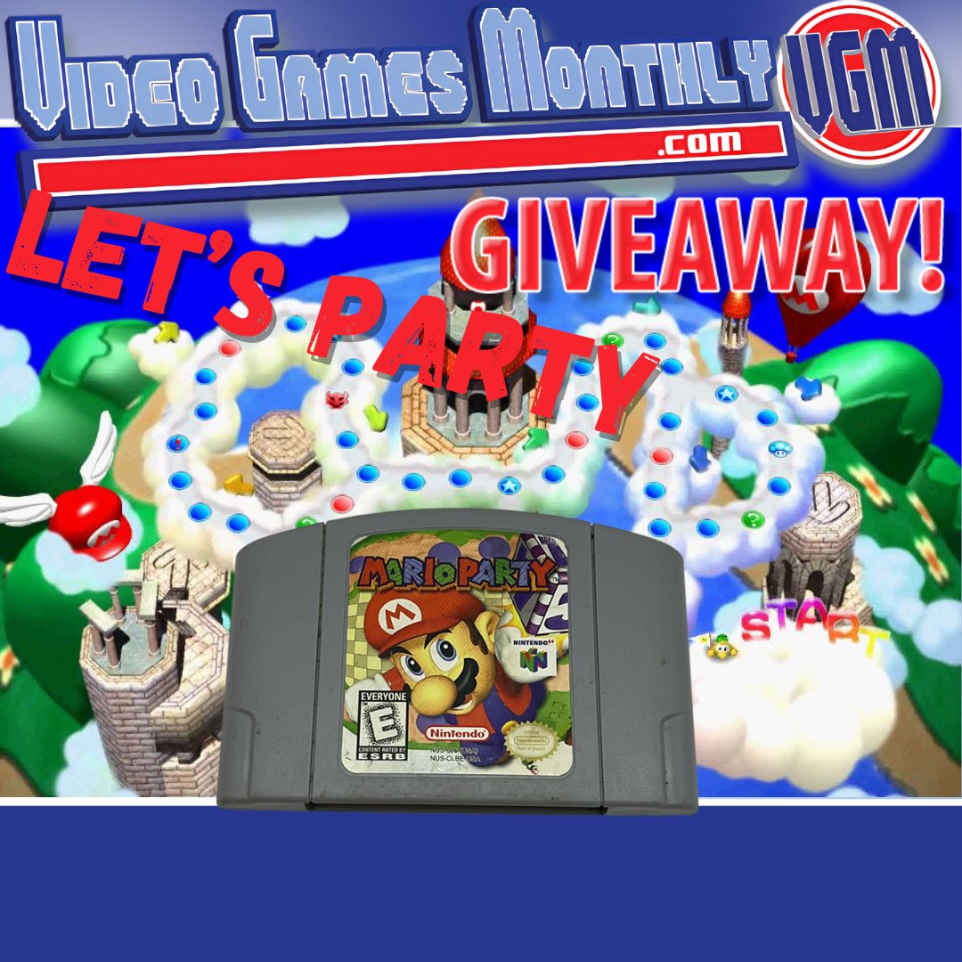 vidgamesmonthly's tweet photo. 📢LET'S PARTY #GIVEAWAY📢

This round we are rockin' with a Mario Party cart for the N64! It's easy to enter, just 

♻️Share This Post!
🙋Tag A Friend!
👍Like This Post!
🏃‍♂️Follow Us!

Ends 2/27 https://t.co/7ZLDbv7hfn