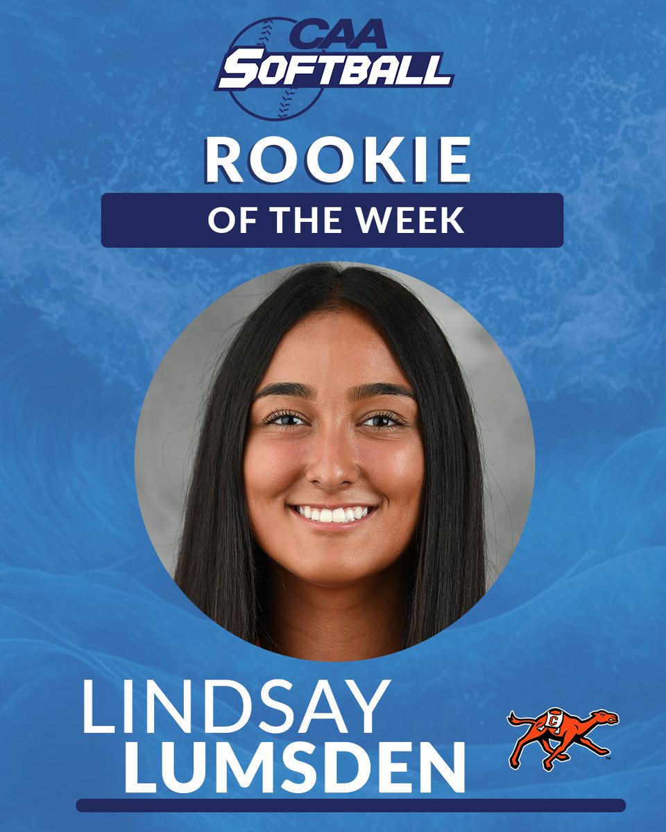 CAASports's tweet photo. 🥎 #CAASoftball Rookie of the Week

Lindsay Lumsden hit .429 (7-15) and posted a .529 on-base percentage to lead the @GoCamelsSB lineup at the Marucci Classic hosted by NC State

➡️ https://t.co/b6QPfbj3Or https://t.co/GsLXwVRTCj