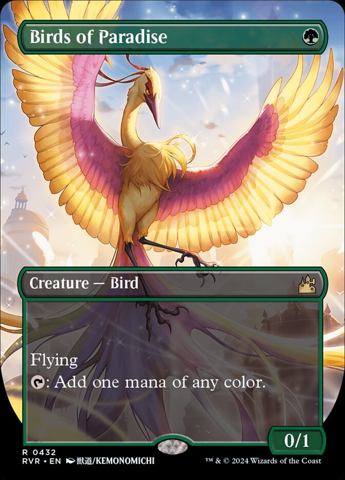 NerdyLexicon's tweet photo. I should have gone with Morophon.  Everybody uses Morophon to play goofy tribal decks, nobody gives them a second glance. But as soon as I played Jegantha, I could feel the table mood shift. First turn, one of my opponents smirked, asking what color my Birds were tapping for. https://t.co/RqypIU4Cig
