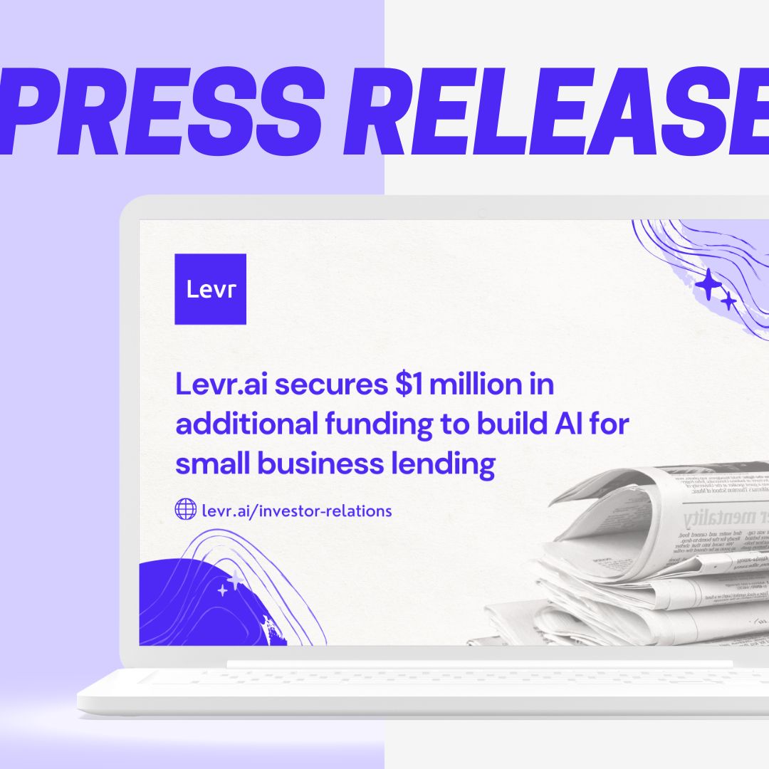 Boom 💥 Levr.ai has raised an additional $1 million seed funding to continue building its intelligent loans platform 🔗 bit.ly/3uHGzEI #tothemoon 🚀

#funding #fundingnews #raisingcapital #startup #startupgrowth #saas #saasgrowth #levrai #aisoftware