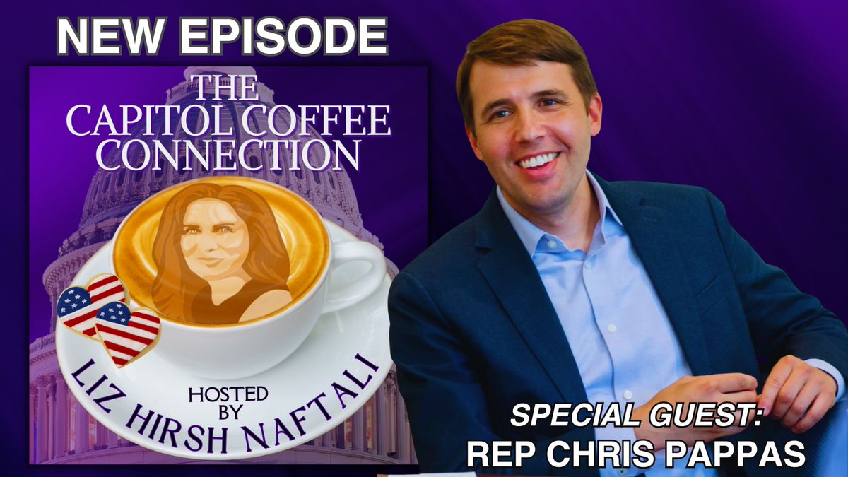 lizcoffeepod's tweet image. Join Liz as she has coffee with @RepChrisPappas. Discover his family’s surprising #ChickenTender legacy. Learn about his unique journey, passion to tackle the #OpioidCrisis to personal joys like cereal and #TheBeatles

Watch here: youtube.com/watch?v=z0FQ5-…