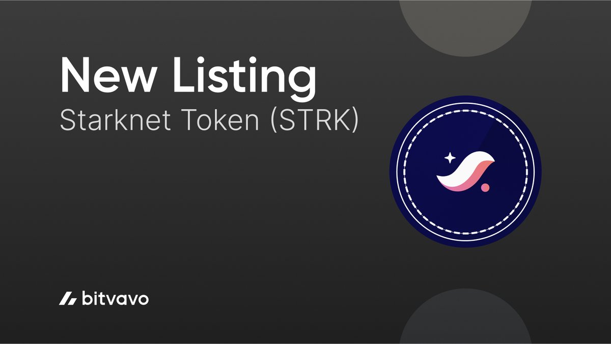 Bitvavo (@bitvavocom) on Twitter photo Starknet is now available on Bitvavo 🙌
Go to Bitvavo.com and start trading $STRK.
<a href="/Starknet/">Starknet 🐺🐱</a> Starknet is now available on Bitvavo 🙌
Go to Bitvavo.com and start trading $STRK.
<a href="/Starknet/">Starknet 🐺🐱</a>