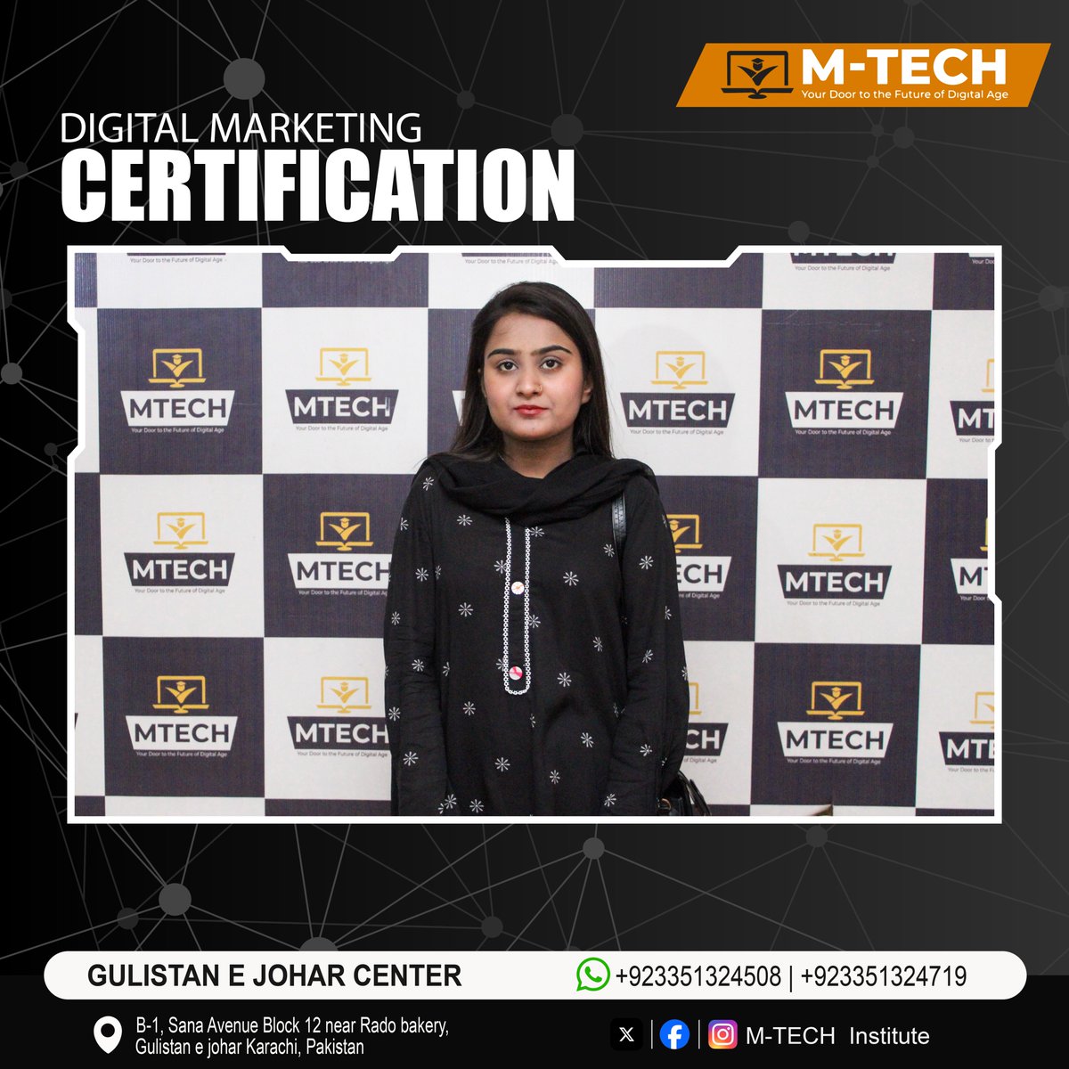 coursemtech's tweet photo. With immense delight🙂 and boundless enthusiasm,we are thrilled to announce the successfully 😇 (2308E) batch  complete students of Digital Marketing.
We send our warmest wishes☺️ and heartfelt❤️ support to all the talented students.

#mtech #institute #mtechinstitute https://t.co/DlsasS1bJb