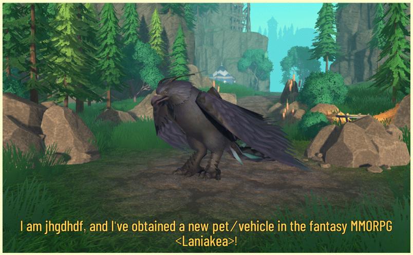 Check out my new companions and rides in <a href="/LaniakeaGame/">LANIAKEA</a>! #Laniakea #MMORPG #ExplorerEditionS1 #BlockchainGaming