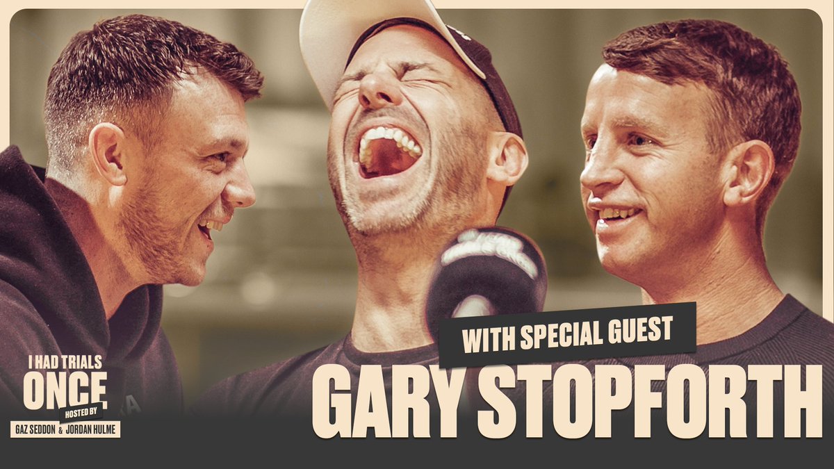 IHadTrialsOnce's tweet image. 🚨 NEW EPISODE 🚨

#IHadTrialsOnce with Gary Stopforth 🍿

No more words needed, enjoy 🤣

Live now on YouTube or wherever you get your podcasts! ⚽️