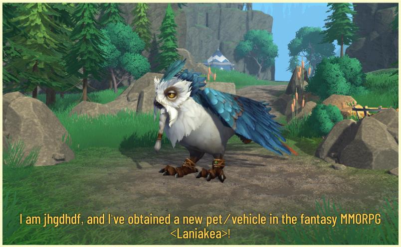 Check out my new companions and rides in <a href="/LaniakeaGame/">LANIAKEA</a>! #Laniakea #MMORPG #ExplorerEditionS1 #BlockchainGaming