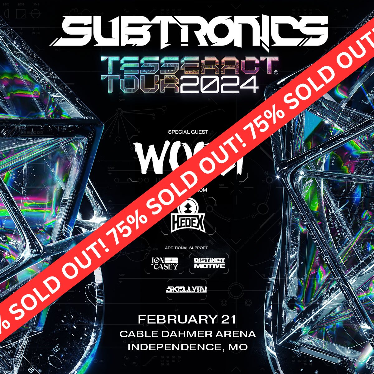 ZOOKSProduction's tweet photo. 🚨 Tomorrow! 🚨
.
Join us for an evening with Subtronics's Tesseract Tour at Cable Dahmer Arena! Tickets are 75% Sold Out! 🎉
.
Tickets: https://t.co/hnsvW0DrkA 🎟 https://t.co/qMnItcjGdX