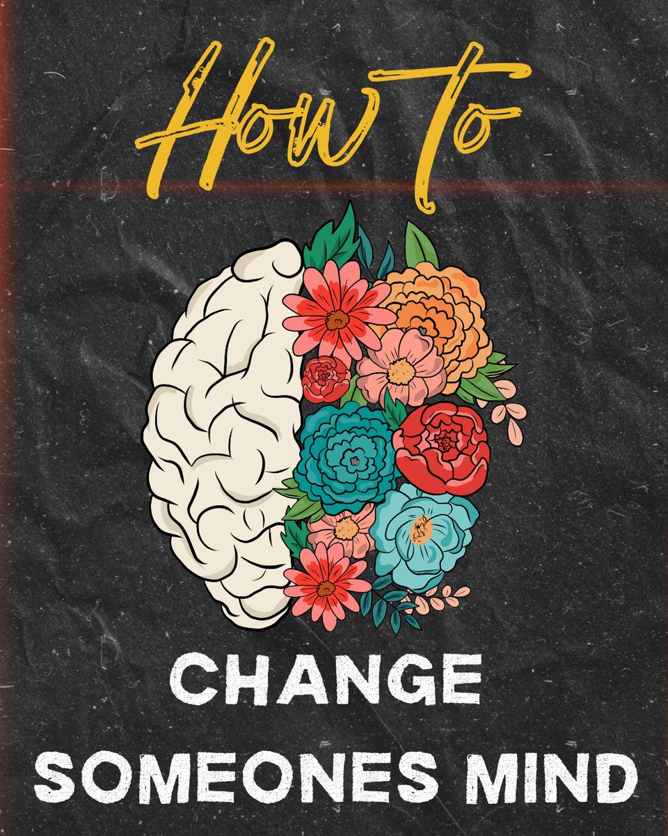 _seekinggnosis_'s tweet image. "How do you get someone to change their mind?"

This is a skill I've acquired over the years, and I've often been asked what is the best approach. 

To me... it's likes mental surgery.

And here's what I've found works... 👇🏽🧵…