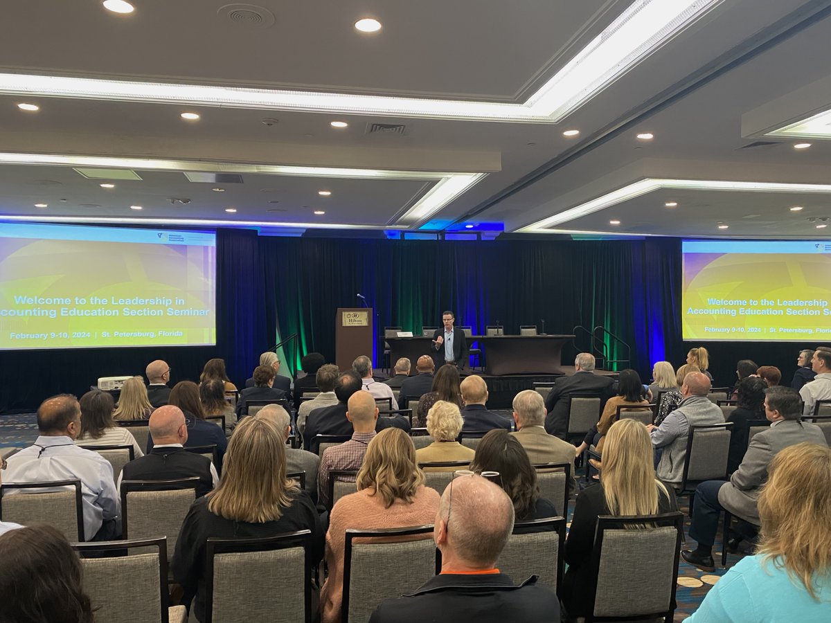 It was a pleasure to recently speak at the 2024 Leadership in Accounting Education Section Seminar. My top advice for accounting students is:

📝 Embrace change and be adaptable
📝 Commit to lifelong learning
📝 Look for opportunities to have an impact

#NationalLeadershipDay