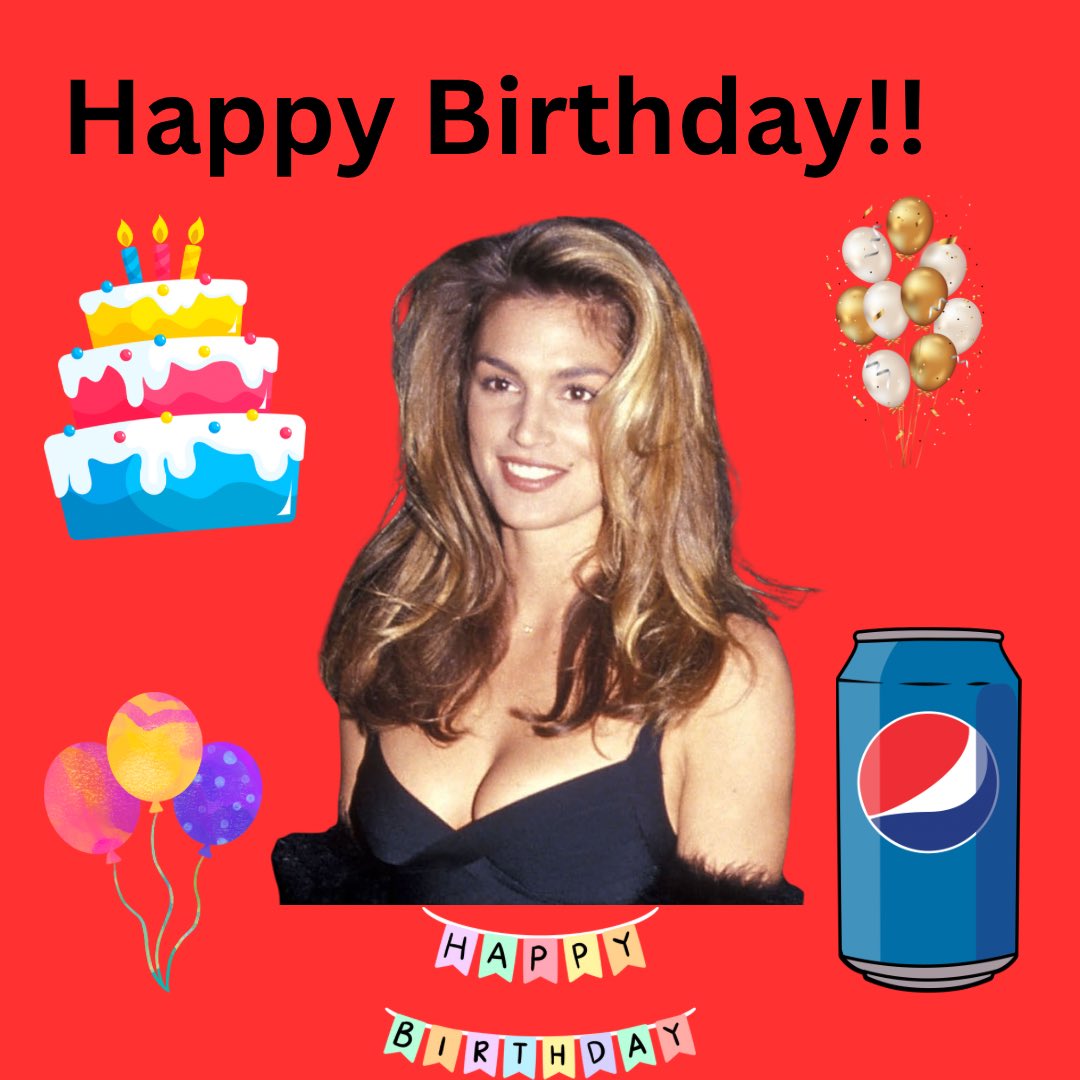 Happy 57th Birthday to the stunning Cindy Crawford! 🎉🎂 Thank you for gracing us with your elegance and talent, both then and now. Here’s to a timeless icon who continues to inspire generations! #HappyBirthday #cindyCrawford #90sSupermodel #Icon
