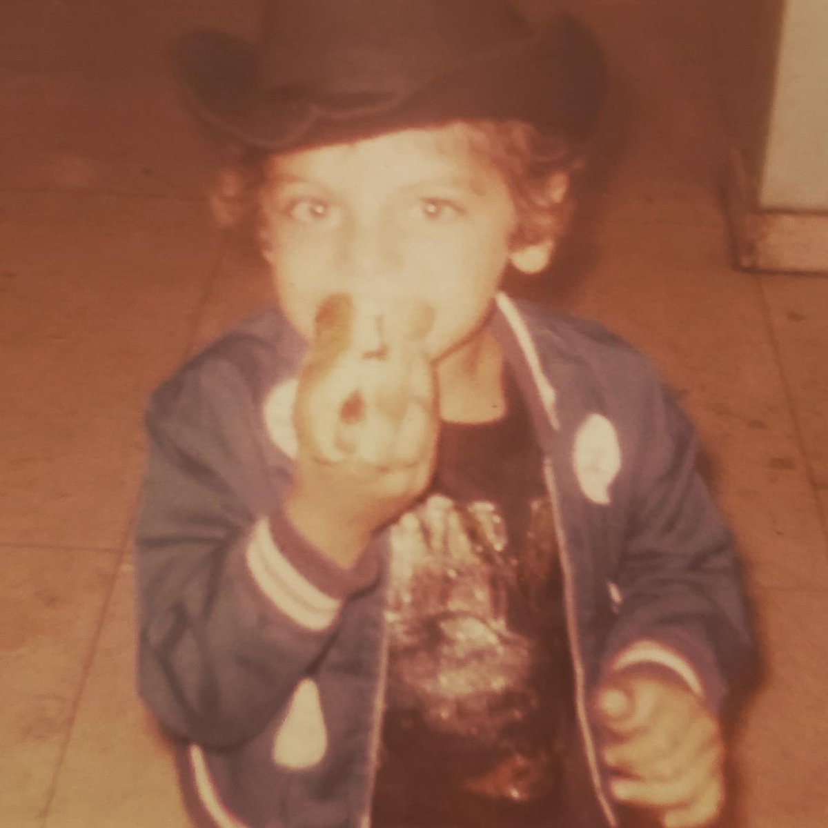 Little Sheik, 1977 at the West Palm Beach Auditorium for Monday Night Wrestling...eating a hot dog, wearing a cowboy hat, waiting for Dusty Rhodes to beat the holy hell out of Bad Bad Leroy Brown! Whenever I promote a wrestling show, I'm booking it for this little guy.