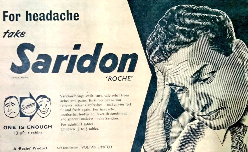 1960s :: For Headache Take Saridon