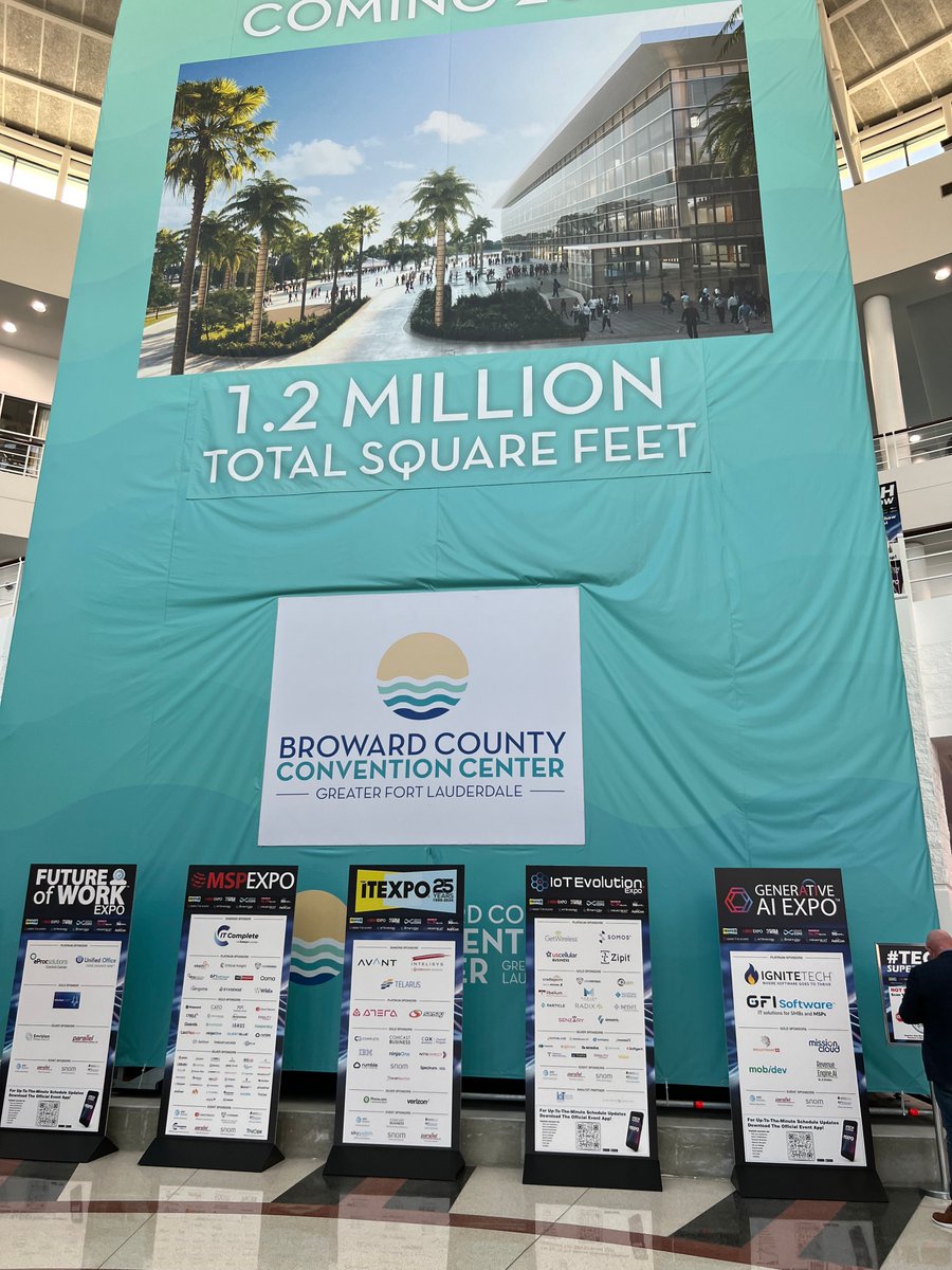 Ozmo's tweet photo. Earlier this month, Ozmo attended ITExpo in Fort Lauderdale, Florida.
Thank you to ITExpo for having us, as well as those we connected with at the event. We hope to be back next year!
#ITExpo2024 #TechSuperShow #TheFutureofTechnology #Customerexperience #Digitaltransformation https://t.co/a1NtZcNa3r
