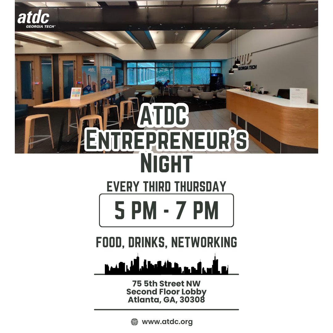 Join us every 3rd Thursday from 5-7pm to connect and collaborate with fellow visionaries in the vibrant startup community. Don't miss out on this extraordinary event!