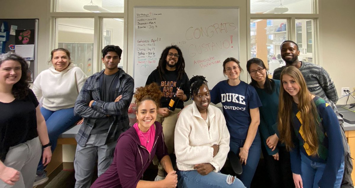 thesilvalab's tweet image. And then this email my box today!!  I&apos;m extremely happy and honored to announce that I&apos;ve been awarded TENURE and promoted to Associate Professor at @DukeU! Huge thanks to my lab, mentors, @DukeBiology, and the amazing community that supported us through this journey! 🍾🍾 #BHM