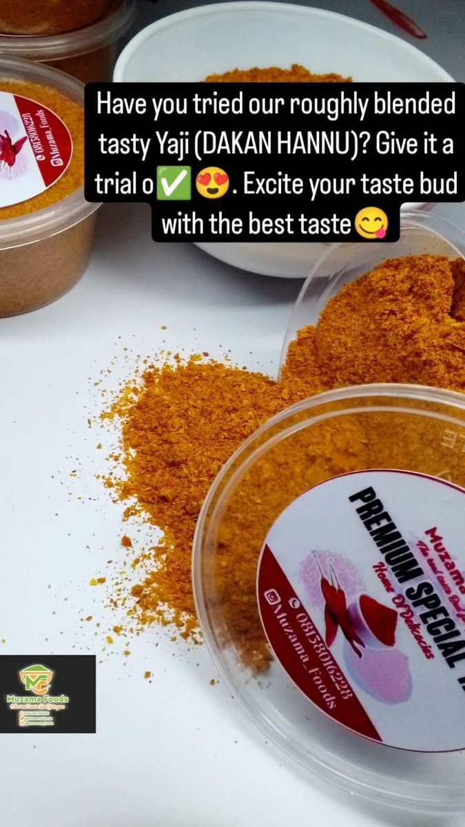 MuzamaFoods's tweet image. Ramadan is in less than 3 weeks!! How are you preparing? Have you started your Ramadan shopping yet? We have 
Groundnut paste 2LITER- N5000 only
Garin Danwake 1KG- N2000 only
Garin Kunu 1KG- N3000 only
Special tasty Yaji- N800 only.
📍KADUNA
It can be delivered anywhere.