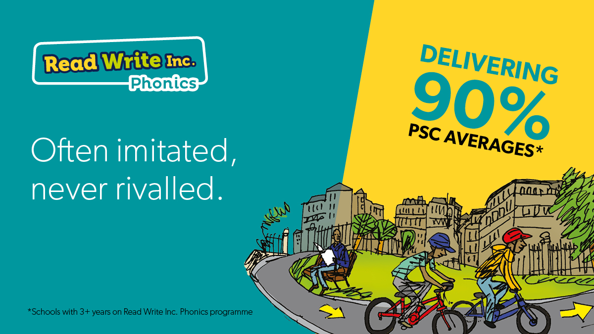 Read write Inc. Phonics delivering unrivalled reading success through our unique, bespoke support for schools. 🌟🚀

If you need support thinking about the run up to this year’s PSC visit our site to get in touch 👉 ruthmiskin.com

#PhonicsScreeningCheck