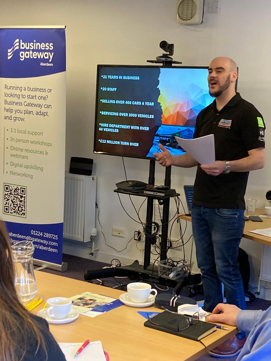 Thank you to everyone who attended our networking event today at The Fly Cup Café in Inverurie! A fantastic morning of #networking and making new connections. Plus, attendees heard from our Guest Speakers, Jim Reid and Phil Buchan of Jim Reid Vehicle Sales & Service. 👏