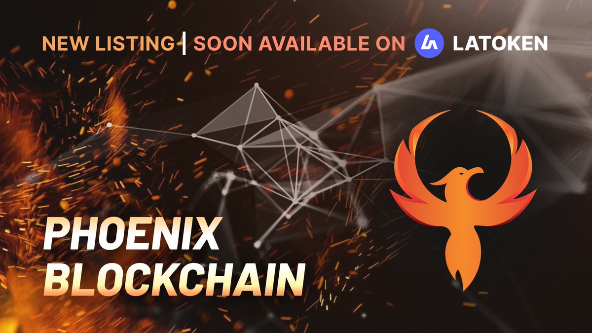 🏆PHOENIX BLOCKCHAIN (PHX) will be listing soon on LATOKEN With 50+ collaborators and a strong community of volunteers working to bring PHX to the marketplace, Phoenix Blockchain (PHX) is the next stage of cryptocurrency as a utility. Launched in November 2021, the Phoenix…