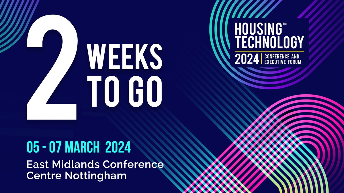 housingtech's tweet image. Two weeks to go until #HousingTech2024!
 
We’re looking forward to welcoming housing professionals from across the UK to @nottsvenues in just 14 days’ time – and we hope you can join us! Registrations close on 01 March, visit conference.housing-technology.com for more.