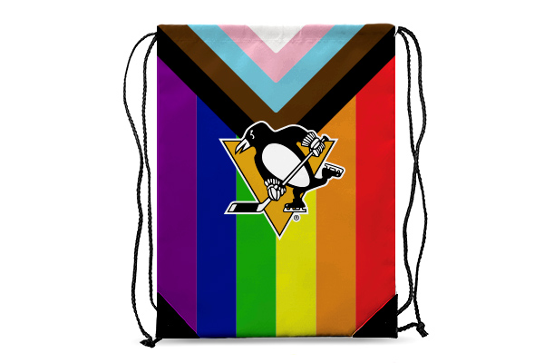 Teamwork, inclusion, respect, and acceptance are at the heart of hockey. Be here when we host our annual Pride Game on March 26! Ticket + Penguins Drawstring Bag 🌈 pens.pe/49I6LO3 #HWAA | #HockeyIsForEveryone