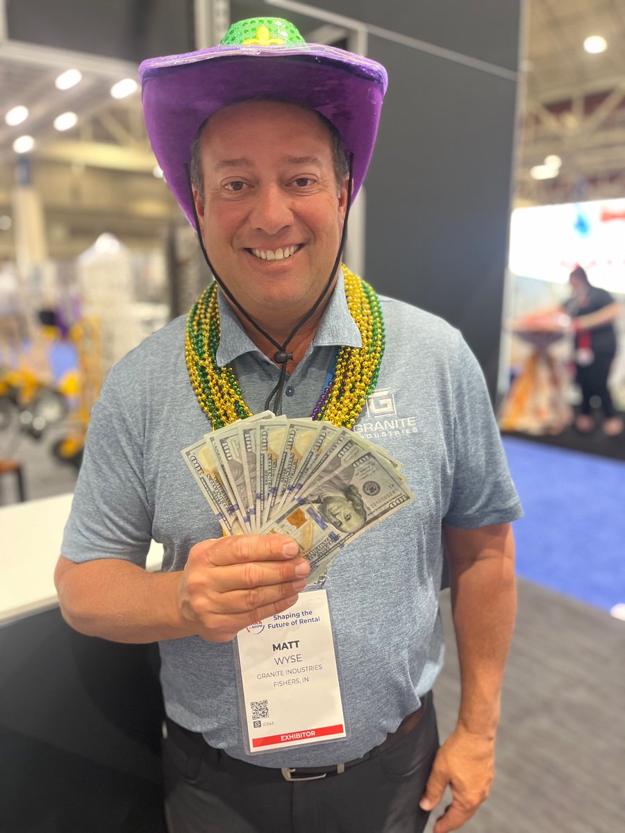 GraniteInd's tweet photo. $1,000 cash giveaway at 3:00 PM TODAY! Make sure to place your order over $2000 to be entered. Must be present to win. See you soon!

#arashow #arashow2024 #ara2024 #rental #carts #powercarts #specialevents #scaffolding #staging #bleachers @ARARentalShow https://t.co/LaitFFYM31