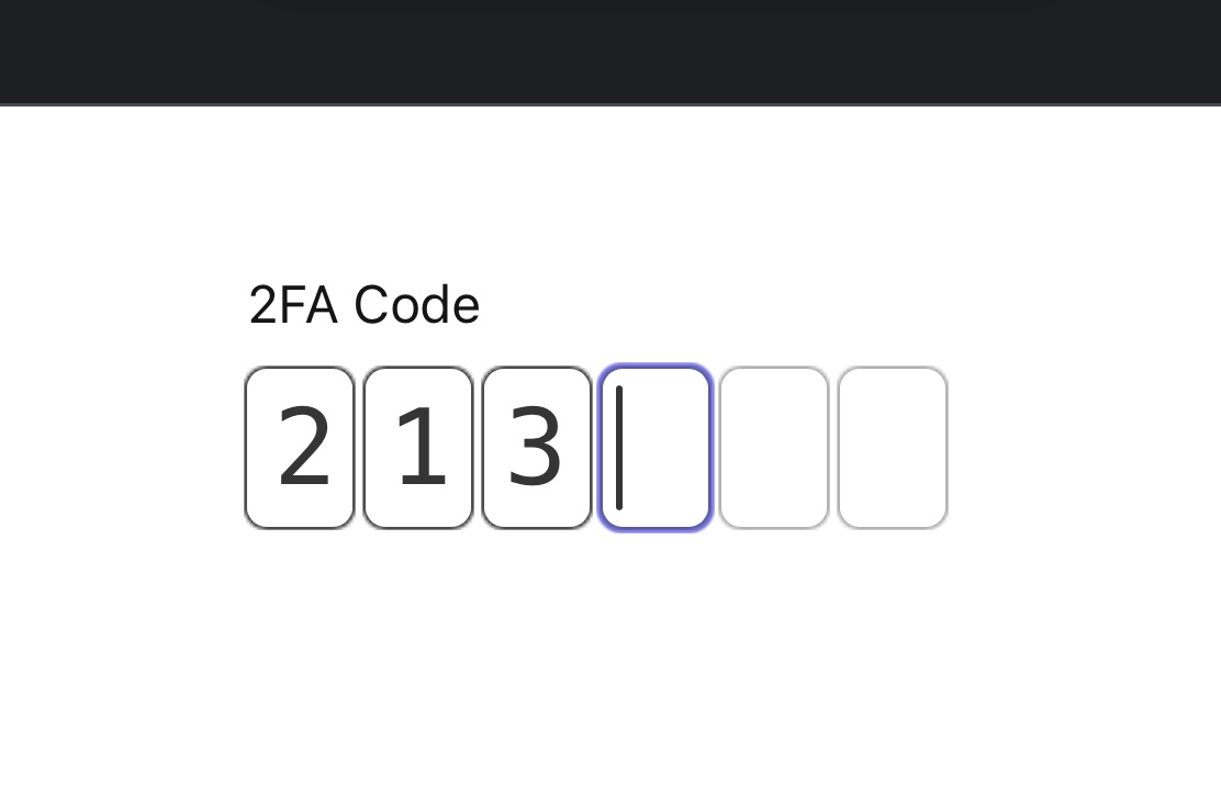 If anyone is looking for a good lil open source project to do, i bet people would like a good version of this prototype i did. It’s a code puncher component that looks fancy but isn’t. Just a text input with styles that make it seem like several. Makes it work with more stuff.