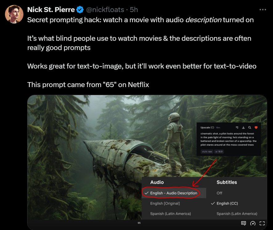 Rahll's tweet image. Prompters keep accidentally proving that they&apos;re not really all that crucial to the process by inventing easier and easier ways to rip things off. 

*copy, paste, generate*
*copy, paste, generate* 
*copy, paste, generate*