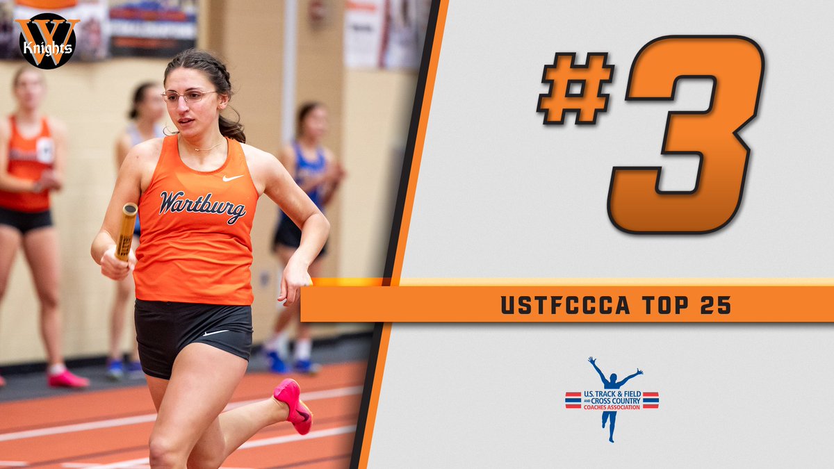 Women's Indoor Track &amp; Field: Wartburg moves up to No. 3 in the fifth USTFCCCA Top 25 poll for the 2024 season.