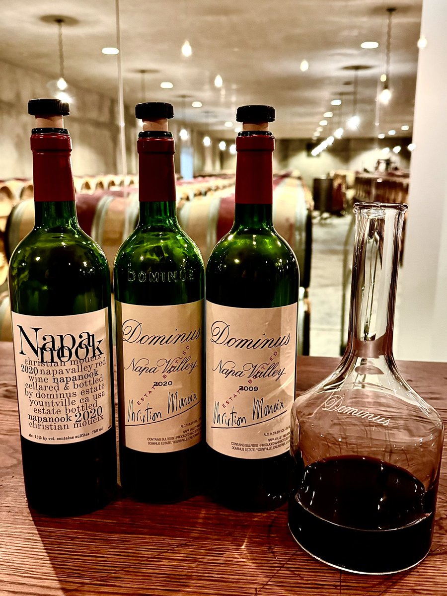 A terrific tasting at Dominus today!  Ran into James Suckling as well.