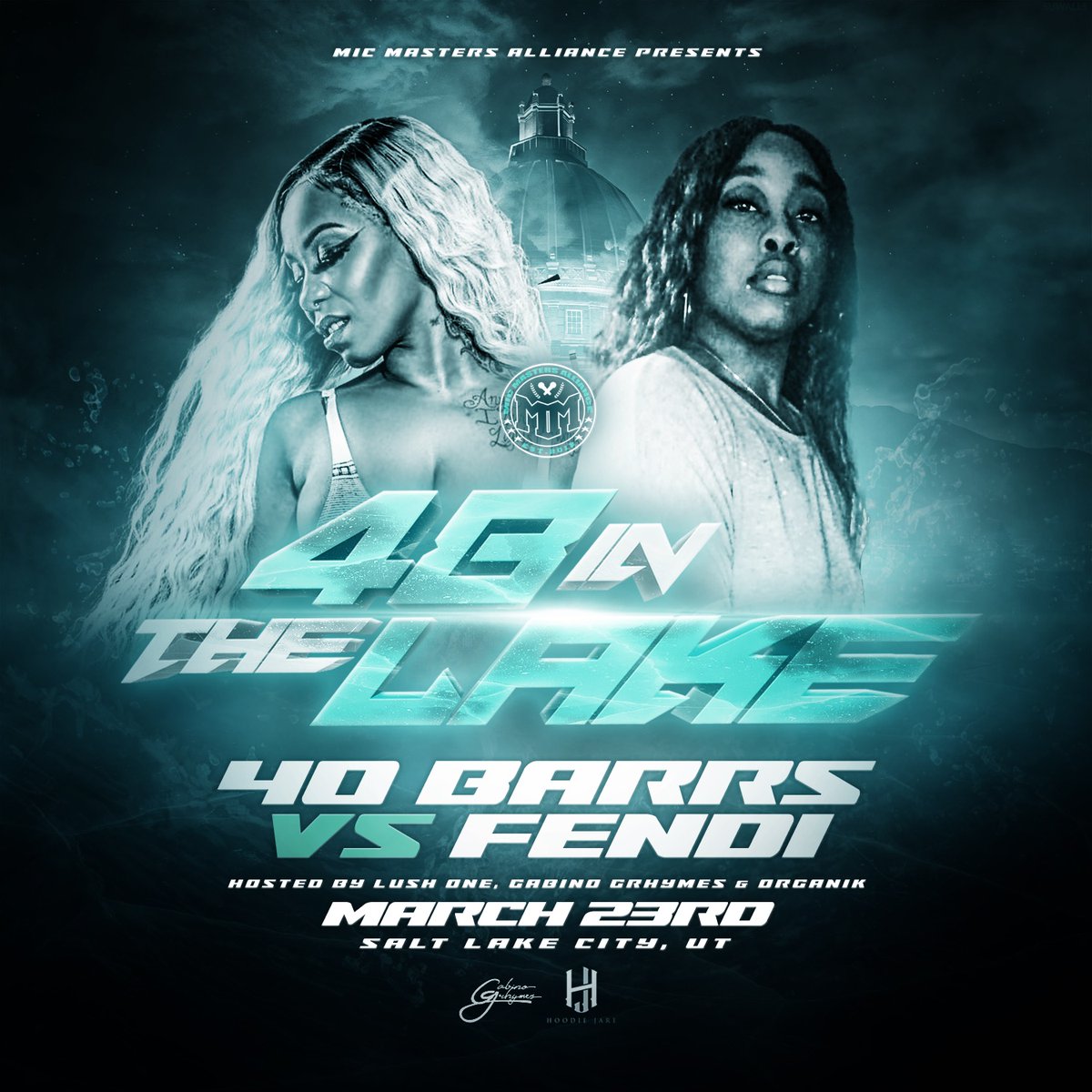 MicMasters801's tweet image. 💣 48 IN THE LAKE | 03.23.24 |📍SLC,UT

Since we out here already…BOOM! This one wasn’t on everyone’s bingo card but should have been! ‼️🙏🏾

@40barrsboston vs @dassafendi 🔥

More info TBA…

#battlerap #rapbattle #utah #slc