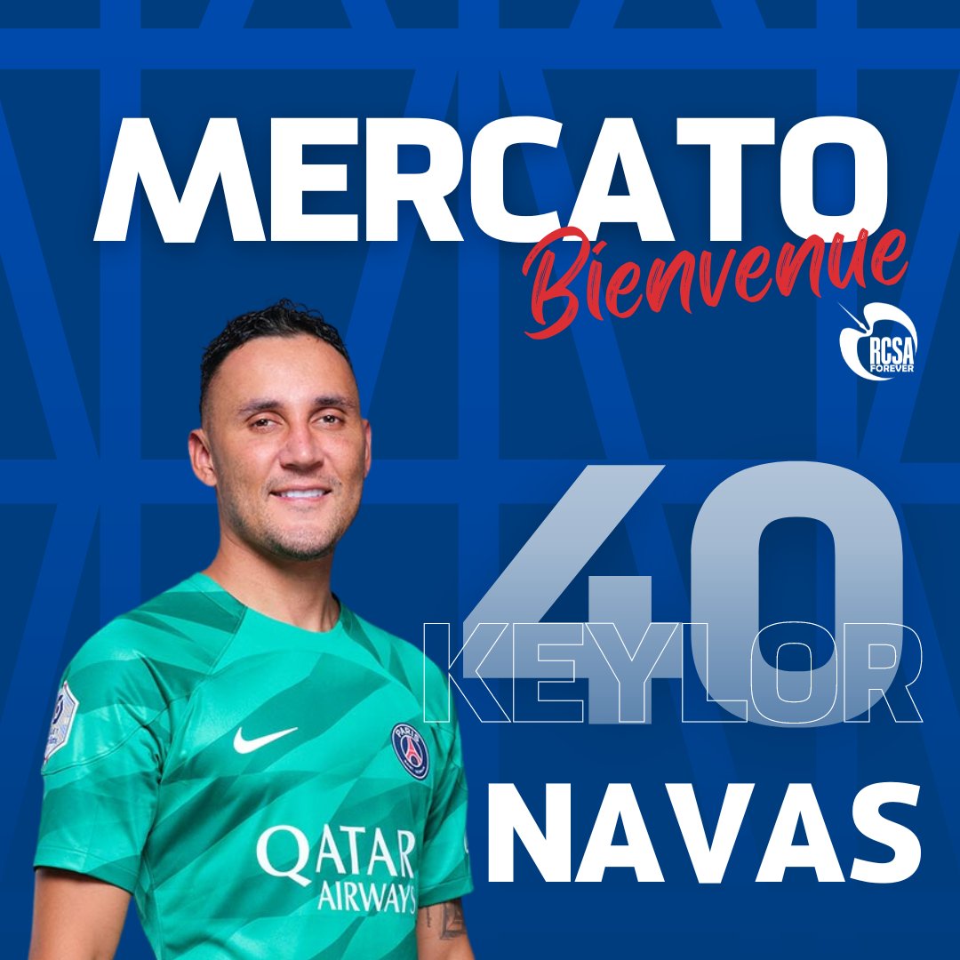 RCSA_RP's tweet photo. 📢MERCATO

Keylor est Strasbourgeois 🥨

Le gardien costaricien s'est engagé avec le RCSA, en provenance de Monaco 🟦⬜️ https://t.co/1TEdbXf4bl