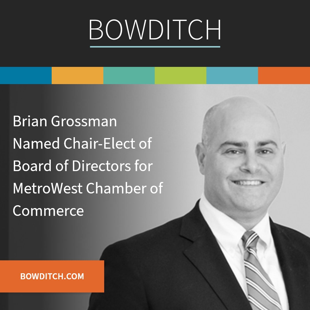 Congratulations to Brian Grossman! Brian has been named Chair-Elect of the #BoardofDirectors for the @MWCoC. Learn more tinyurl.com/y3cratpt #nonprofit #chamberofcommerce