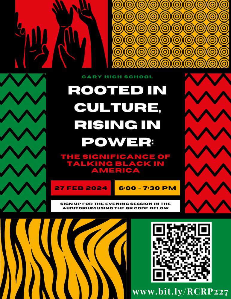 Join Us for CHS Black History Event. Rooted in Culture, Rising in Power!