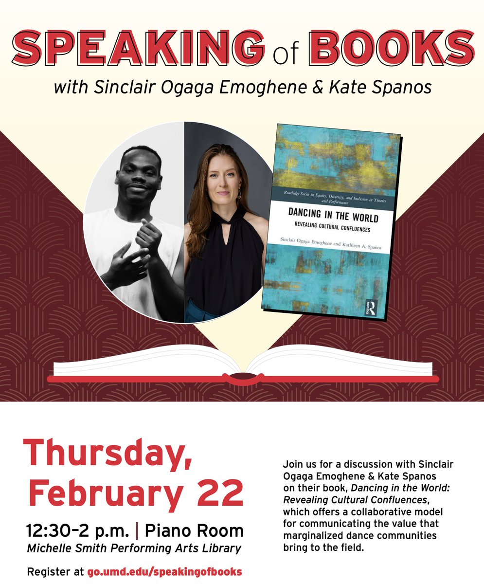Join us this Thursday! <a href="/UMD_TDPS/">UMD TDPS</a> <a href="/umd_arhu/">Maryland Arts & Humanities</a>