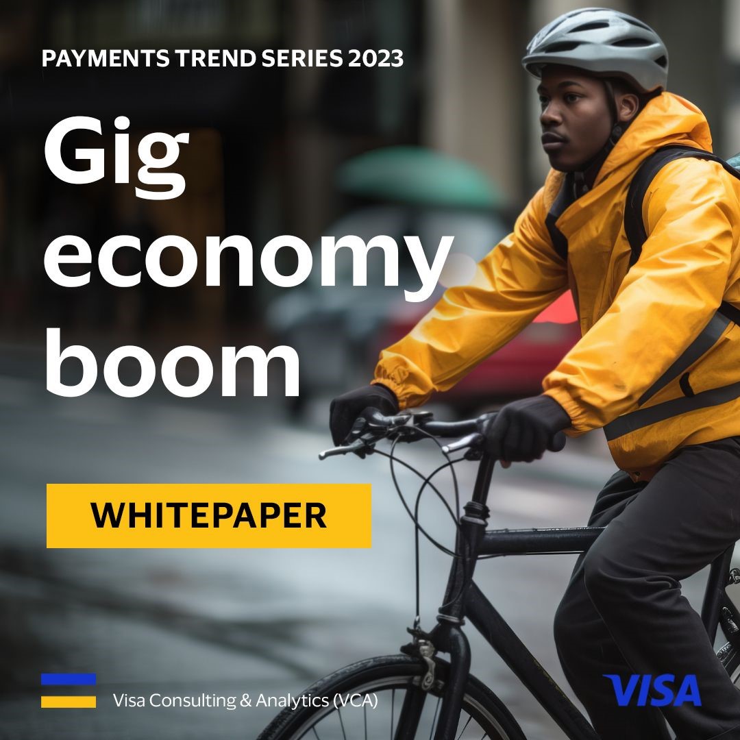 Tzw. ,,gig economy” daje instytucjom finansowym i sprzedawcom wiele możliwości rozwoju. Nasi eksperci z zespołu Visa Consulting and Analytics przygotowali zestaw wskazówek, który pozwoli na odpowiednie dopasowanie strategii 👇

vi.sa/3PdHbZR