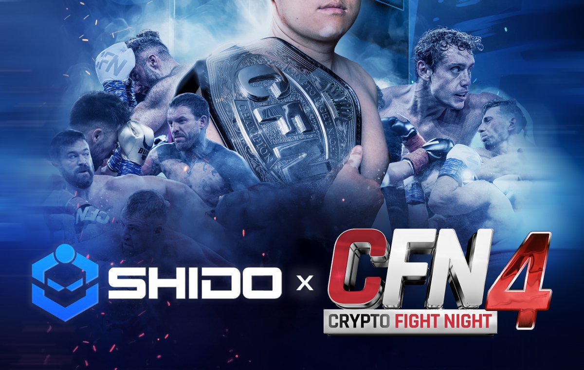 ShidoNetwork's tweet photo. Shido enters a partnership with CFN - Crypto Fight Night. Shido is officially a gold sponsor to @CryptoFightWeek in collaboration with @TOKEN2049.

Dubai's iconic boxing promotion is back for a premier event during Crypto Week 2024.

Together we join forces to start the build up. https://t.co/mDy8uF3lsn