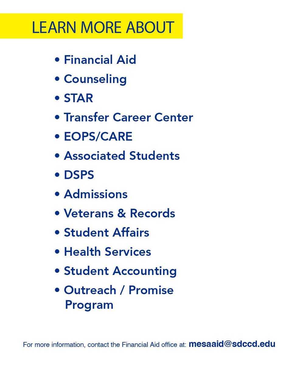 SanDiegoMesaCollege tweet media